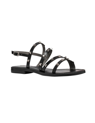 Geox D Maddalusia sandalo basso con borchie